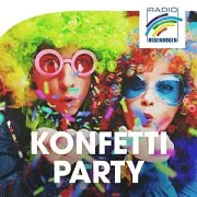 Logo Radio Regenbogen Konfetti-Party