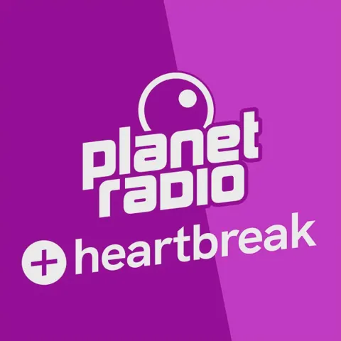 Logo Planet Radio + heartbreak
